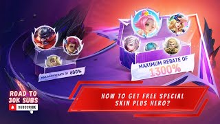 HOW TO GET FREE EPIC/SPECIAL SKIN AND HERO CHOICE IN PROJECT NEXT RECHARGE EVENT | MLBB screenshot 1
