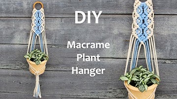 DIY Macrame Plant Hanger Tutorial | DIY Macrame Wall Hanging Tutorial | Макраме Кашпо для Цветов