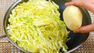 Better than meat! Do you have cabbage and potatoes at home?! Easy and delicious dinner! ASMR!