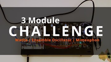 Colorado Modular Synth Society 3 Module Challenge 2022