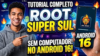 ROOT NO ANDROID 16 SEM PC! Método Super Sul Atualizado 2026