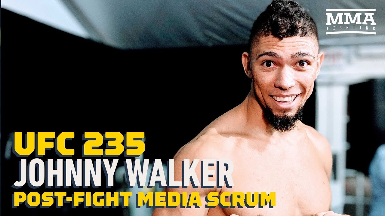 UFC 235: Johnny Walker Says He Needs to Train Celebrations