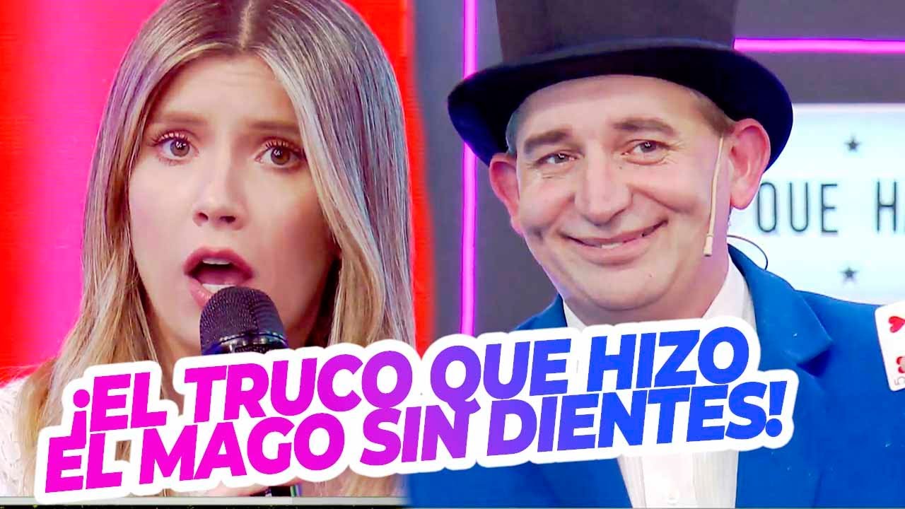¡AL FIN LO VIMOS ACTUAR! El Mago sin dientes hizo un truco que dejó sin palabras a Laurita Fernández