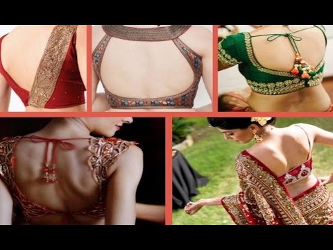 Catalogue Blouse Designs Golden Border Will Look Simply Awesome On This Beautiful Blouse Design