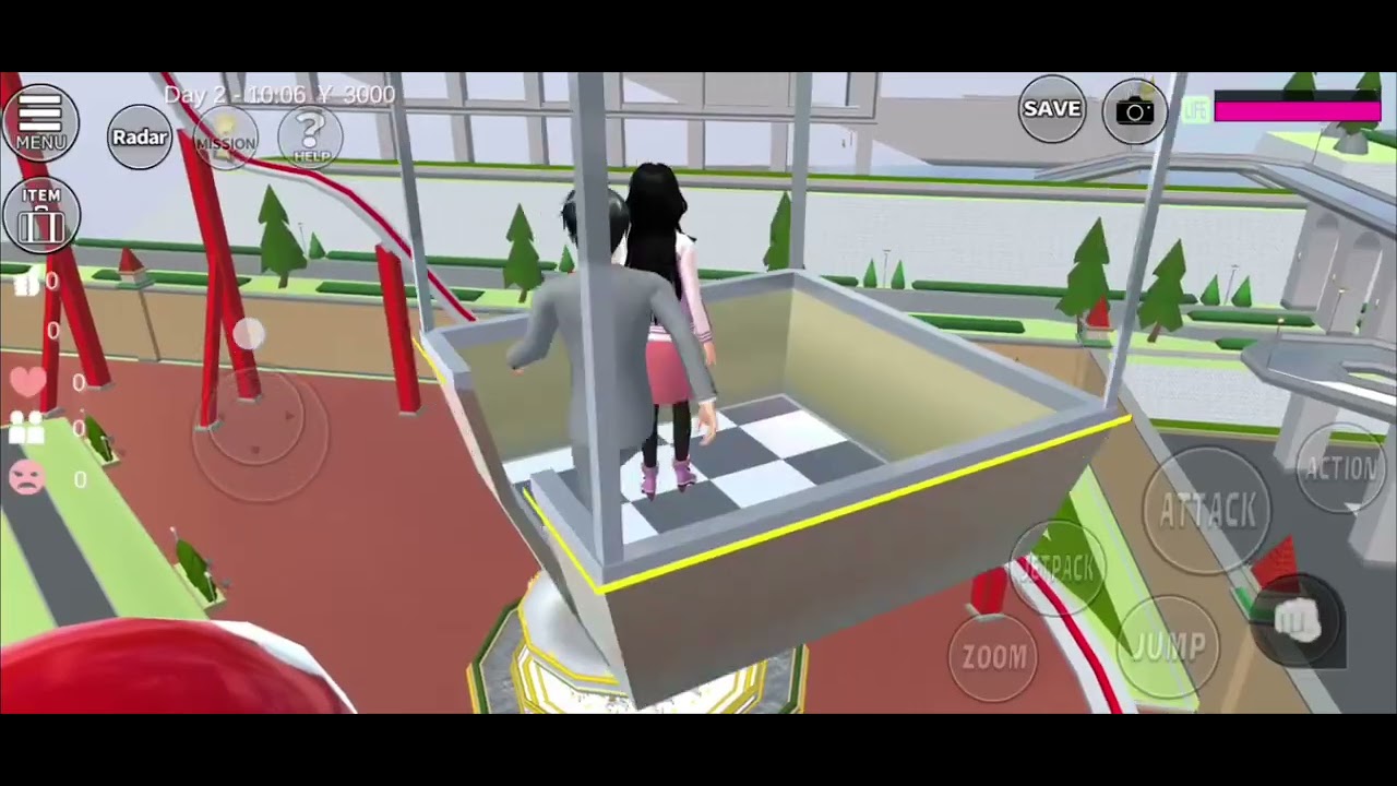 Berpetualang bersama TAIGA Sakura school simulator 