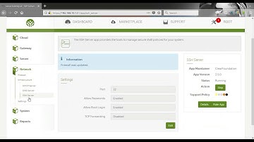 SSH Server ClearOS 7