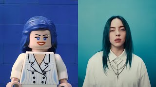 LEGO Billie Eilish - bad guy (Stop-motion Comparison)