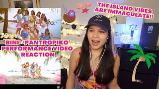 BINI 'PANTROPIKO' PERFORMANCE VIDEO | REACTION