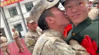 Military Romance – A Kiss to Remember 💋🎖️ #bl #gay #douyin #military