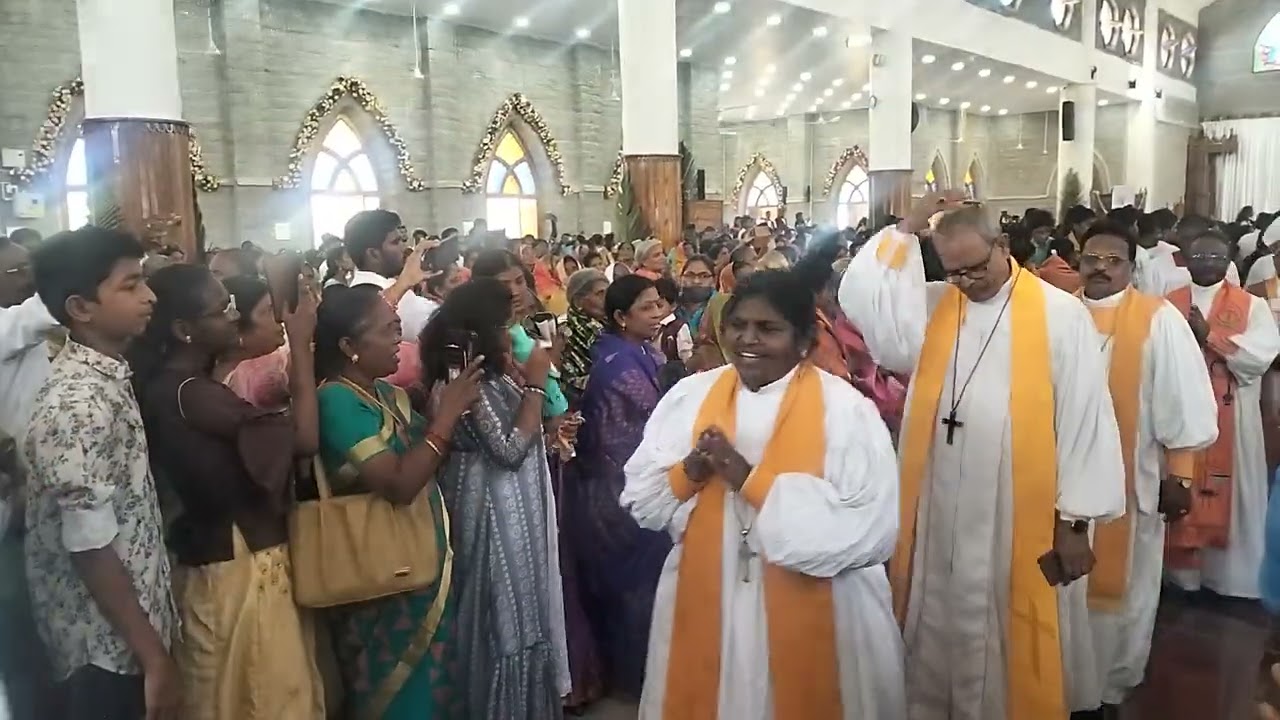 Holly cross centenary Church opening date 08/02/2025 Nandyal