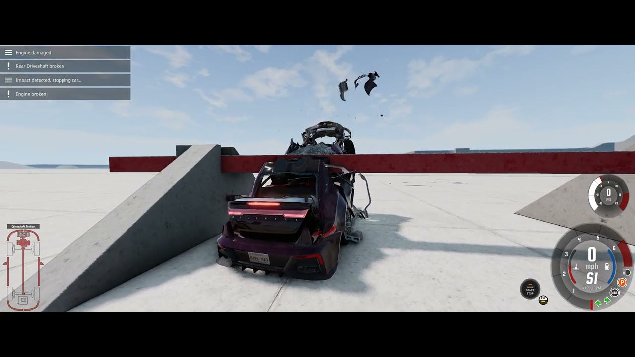 Fastest Engine Swap ever? Beamng.drive Shot with GeForce YouTube