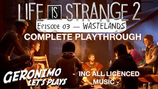 Life is Strange 2 | Episode 3 - Wastelands | PS4 lets play walkthrough inc licenced music