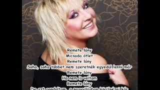 Video thumbnail of "Zoltán Erika - Remete lány (dalszöveg)"