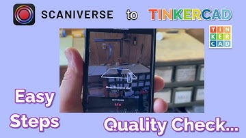 Easy Scaniverse to Tinkercad Steps Scan Objects in Minutes!