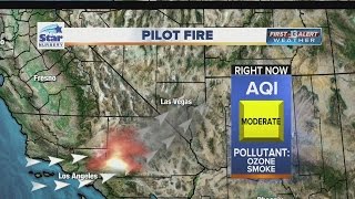 Air quality advisory issued for smoke and ozone due to wildfire