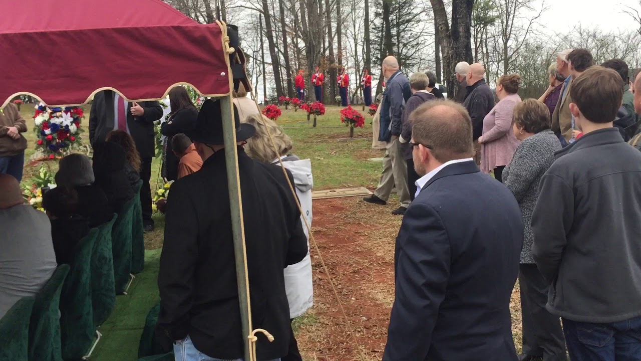 Bill Yarborough military burial Oliver Springs, Tennessee YouTube
