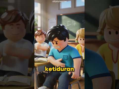 Ketiduran di Kelas Gara-Gara Laper Puasa! 😵🍽️