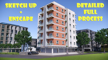 Modern Apartment 3D Visualization in SketchUp & Enscape | Realistic Rendering