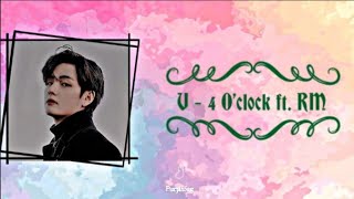 Download Lagu V ft. RM - 4 O'Clock Lyrics MP3