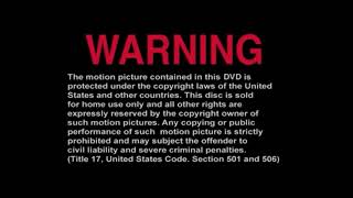 Universal Warning Screen 1990-2005 Dvd Variant