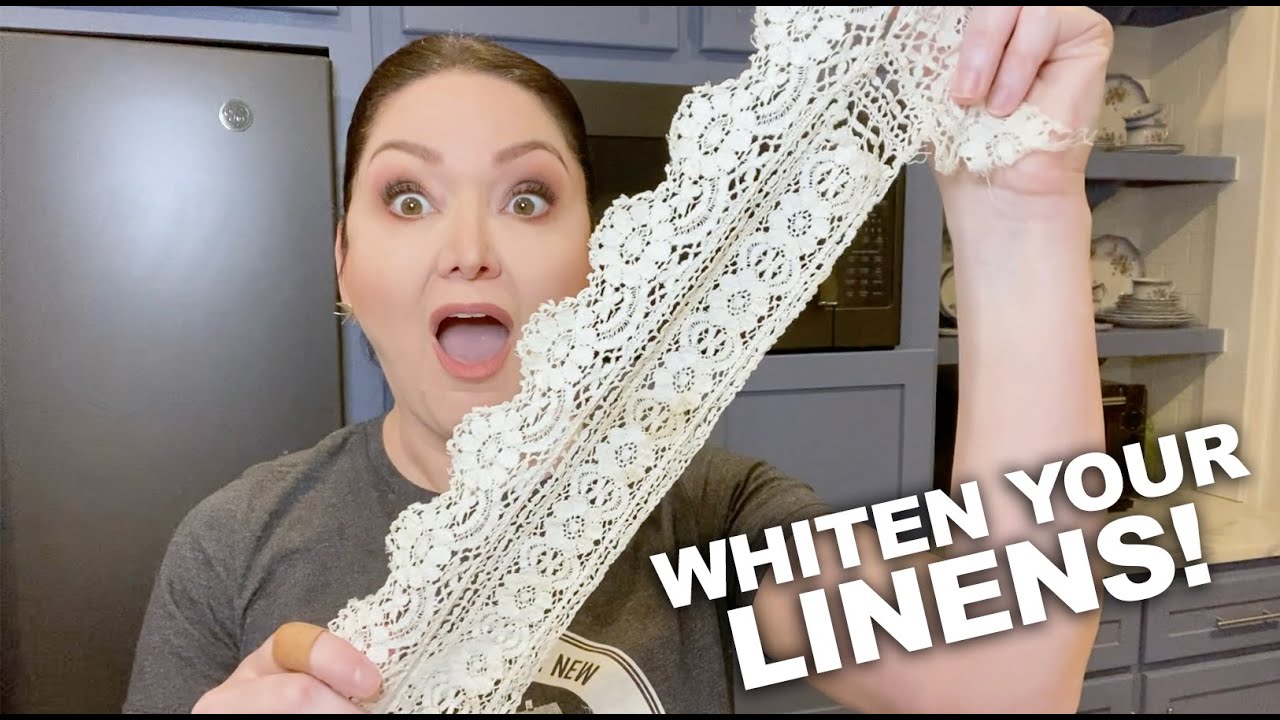Whiten Your Antique Linens With Laine
