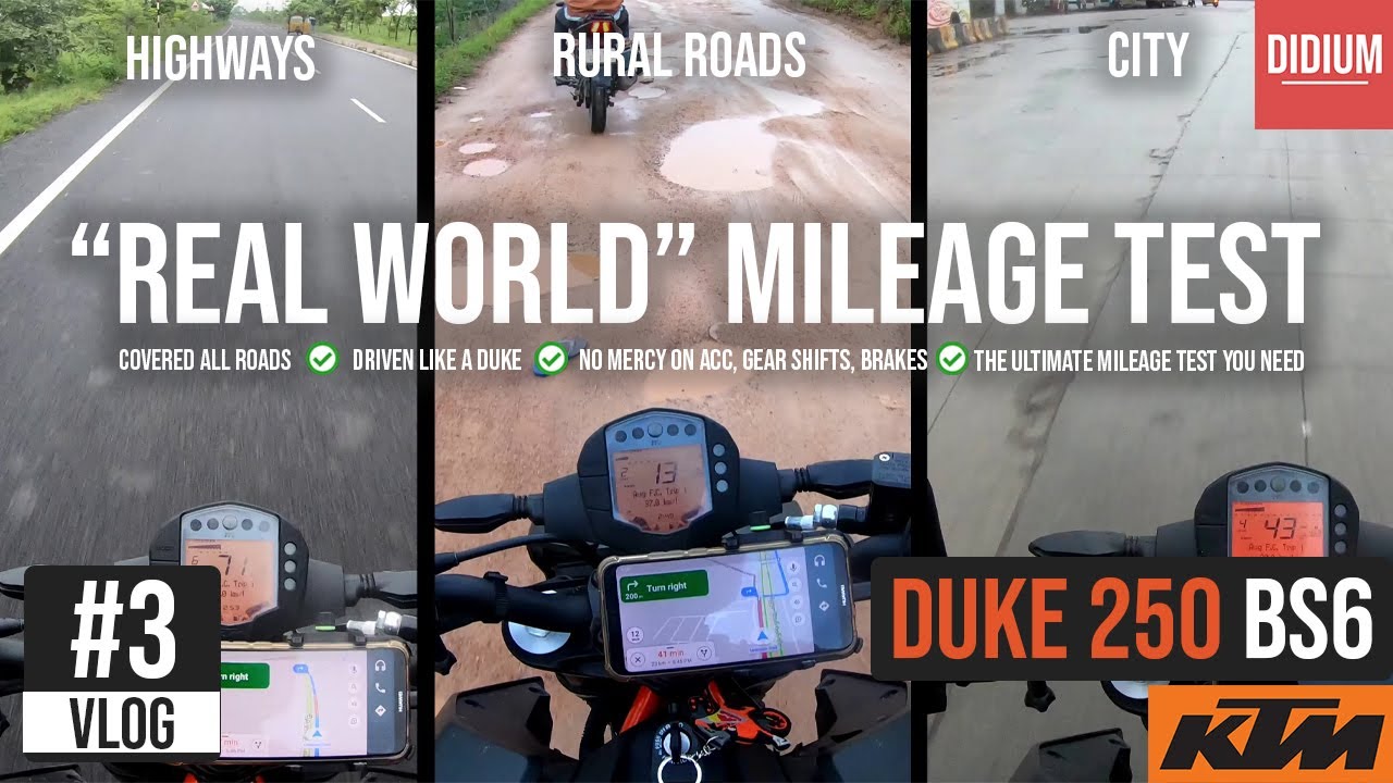 2020 KTM Duke 250 BS6 Mileage Test | 50kms ride test | Driven and tested like your everyday commute!