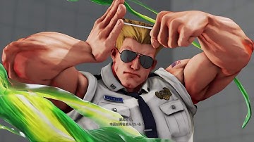 Street Fighter 5 AE - Juri (takuoji) vs. Guile (Umehara) V Trigger 2 Double Salto Combo