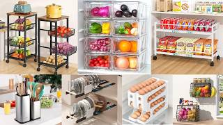 30 Genius Space Saving Kitchen Storage Ideas You Can Buy on Amazon (With Prices)