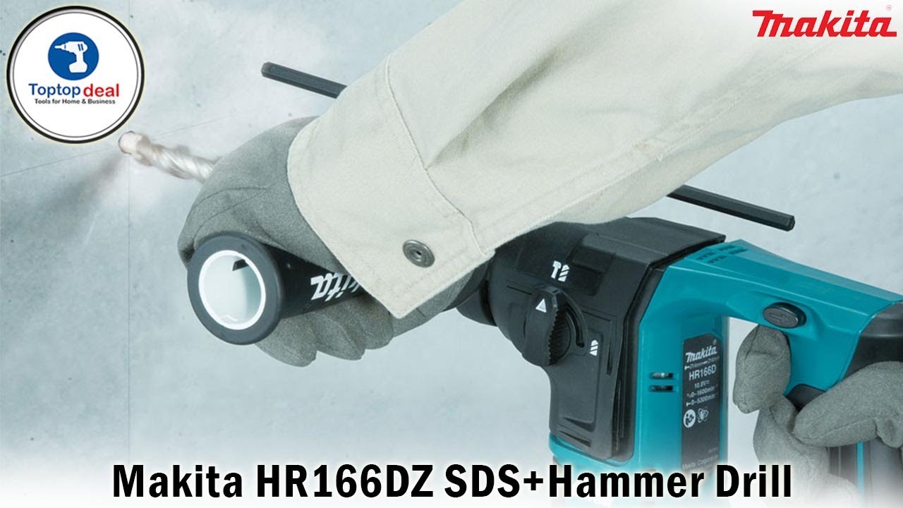 HR166DZ 10.8V CXT SLIDE SDS+ HAMMER DRILL - YouTube