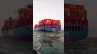 Full load Cointener ship viral shortsviral shortsvideo vessel short marchantnavy
