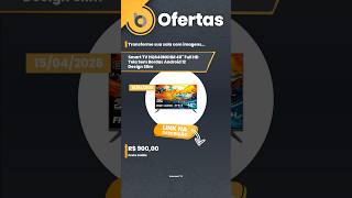 Smart TV HQS40NKHM 40" Full HD Tela Sem Bordas Android 12 Design...