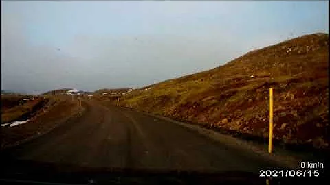 Driving road 95.   Skriðdals- og Breiðdalsvegur. Iceland 2021