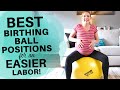 USING A BIRTHING BALL DURING LABOR | How to use a birth ball for an easier birth!