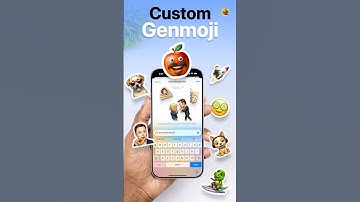 😜 Custom Emoji in iPhone |😈 How to Create Genmoji | iOS 26 Update