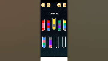 Color sort puzzle | level 16