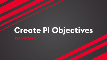 Create PI Objectives - piplanning app (Lesson #6)