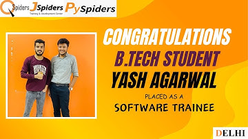 PLACEMENT ROADMAP | Btech (ECE) Graduate placed as Software engineer from QSpiders Delhi