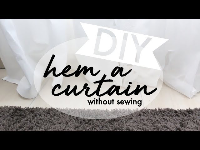 How to hem IKEA curtains! Essential tutorial / Create / Enjoy