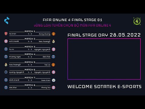 Sotatek E-Sports Day 2 - ROAD TO FO4 Mini Party Stage 1 Final