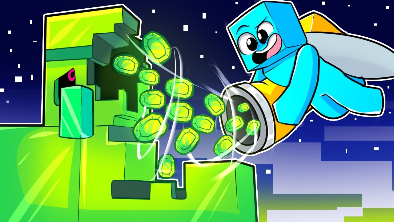 Robando 1,000,000 Esmeraldas en Minecraft!