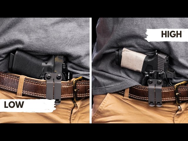 Holster Basics: Ride Height And Why Does it Matter? 