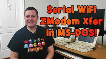 RetroTour: MS-DOS File Transfer Using Serial to WiFi Modems and ZModem