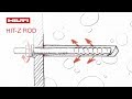 Introducing the hilti hitz anchor rod  one giant leap