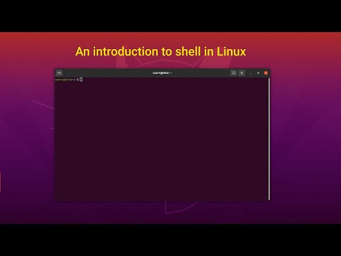 An introduction to shell in GNU-Linux.
