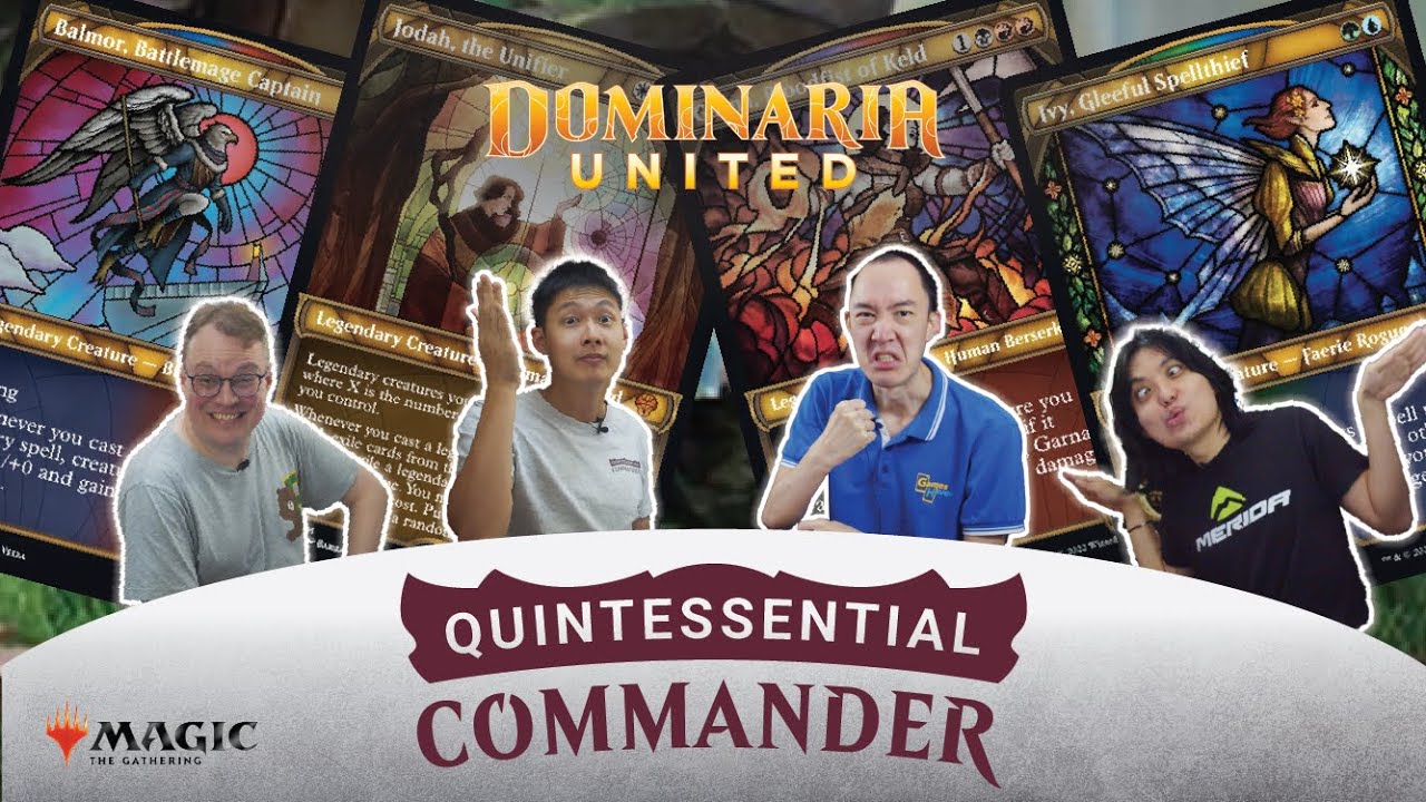 Jodah vs Ivy vs Garna vs Balmor DOMINARIA UNITED | MTG Commander EDH Gameplay | QMTG thumbnail