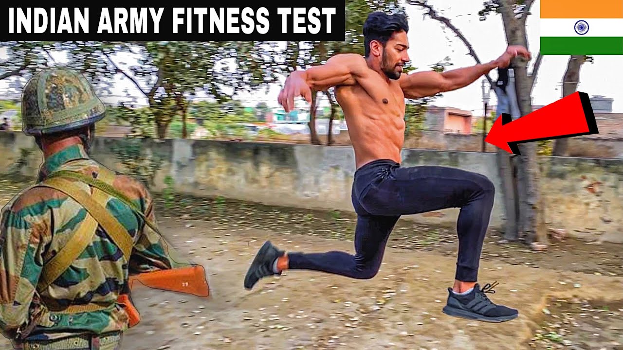 Bodybuilder Try The INDIAN ARMY Fitness Test Without Practice YouTube