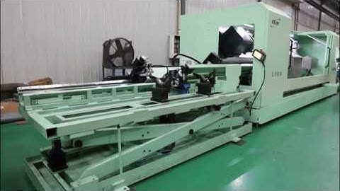 Center Drive Lathe For Axle - Double End CNC Lathe - Automatic Loading Unloading System