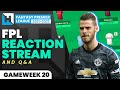 FPL GAMEWEEK 20 REACTION | w/ @FPL_HARRY | Fantasy Premier League Tips 21/22