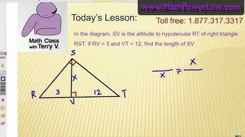 Viewer Challenge 3: How to Solve Right Triangle Altitude Problems