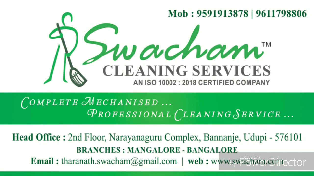 Swacham Cleaning Services Udupi & Mangalore YouTube